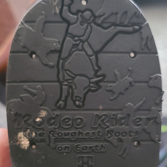 Mex Rodeo Rider Yellow Long Quill Ostrich 11.5 D - Picture 5 of 8